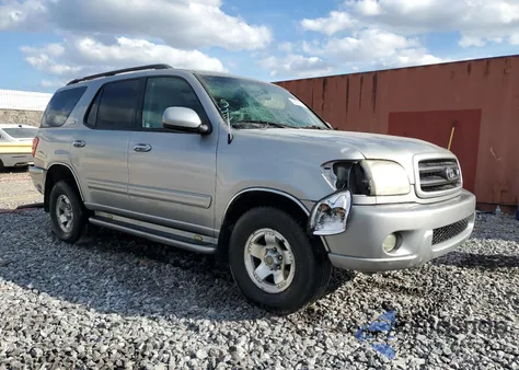 2002 Toyota Sequoia Sr5 z USA, uszkodzony, nr VIN 5TDZT34A32S075049